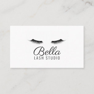 Brows & Lashes Microblading, Eyelash Extensions Business Card