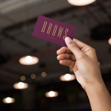 Brows Microblading Simple Burgundy And Gold 