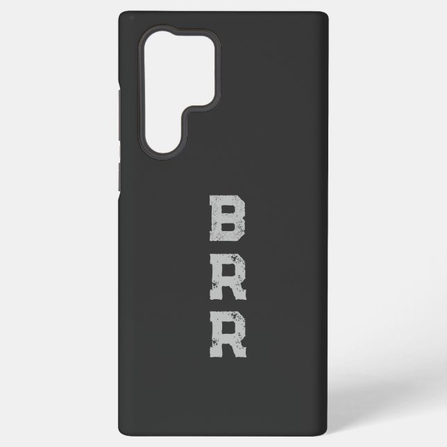 BRR Logo Grey Lettering  Samsung Galaxy S22 Ultra Case (Back)