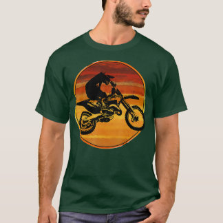 Brraaap Funny Dirt Bike Motocross vintage gift For T-Shirt