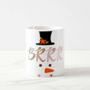 BRRR Snowman's Face Coffee Mug