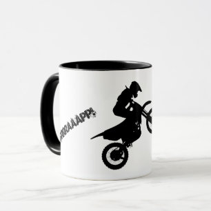"BRRRAAAPP!" text Dirtbike Mug
