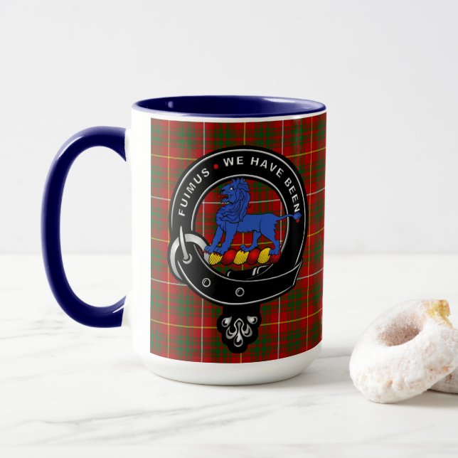 Bruce Clan Badge Combo 15oz Mug (With Donut)