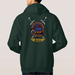 Bruce Clan Badge & Swords Hoodie