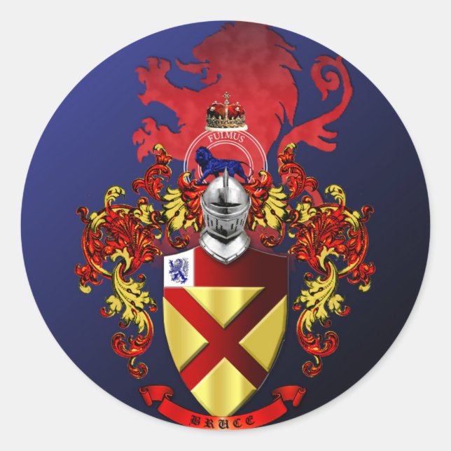 Bruce Coat of Arms sticker (Front)