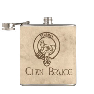 Bruce Crest Vintage Hip Flask
