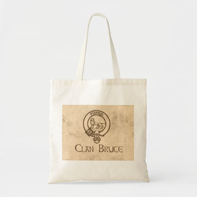 Bruce Crest Vintage Tote Bag (Front)