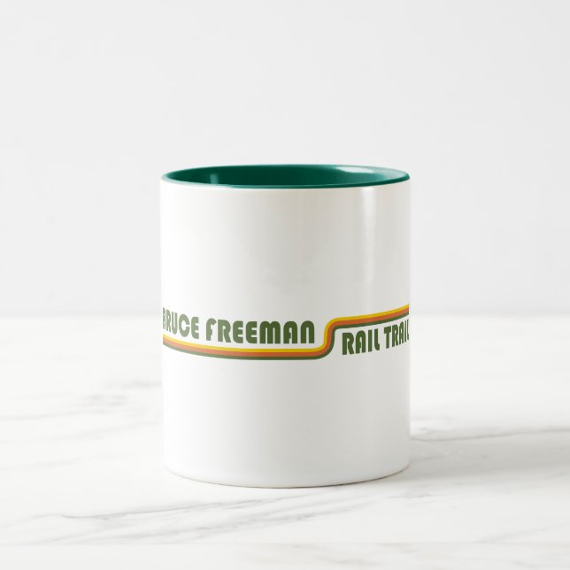 Bruce Freeman Rail Trail Two-Tone Coffee Mug (Center)