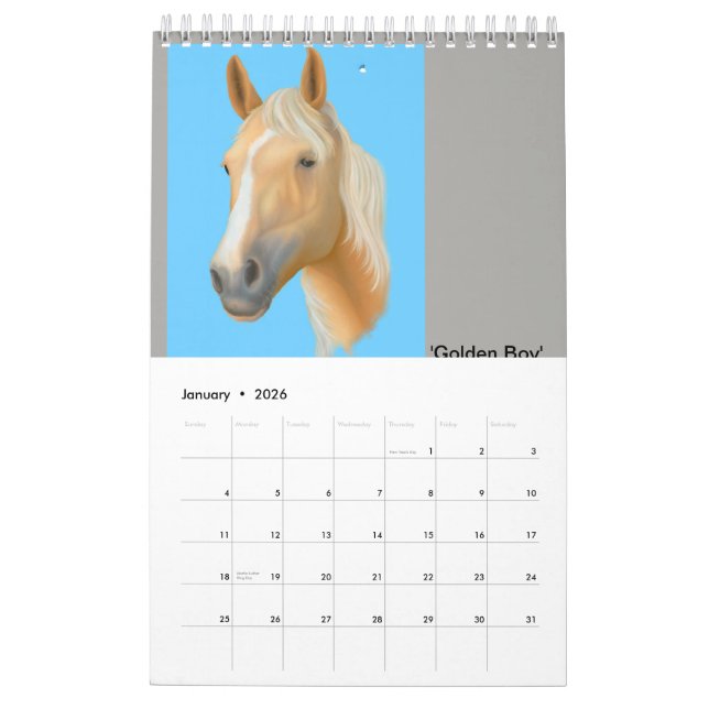 Bruce L. Carter Illustrations Calendar (Jan 2026)