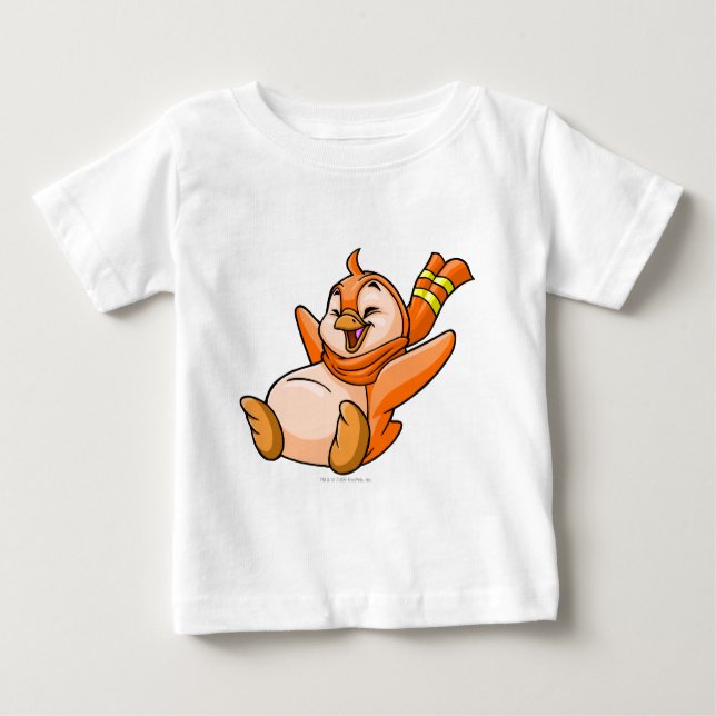 Bruce Orange Baby T-Shirt (Front)