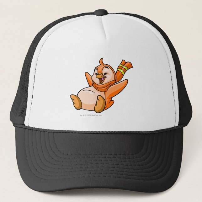 Bruce Orange Trucker Hat (Front)