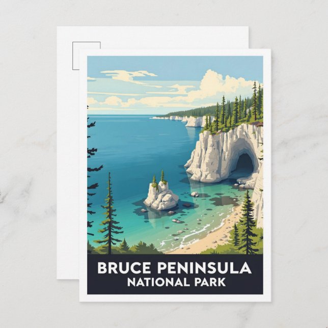 Bruce Peninsula National Park Ontario Canada  Postcard (Front/Back)