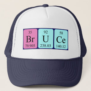 Bruce periodic table name hat