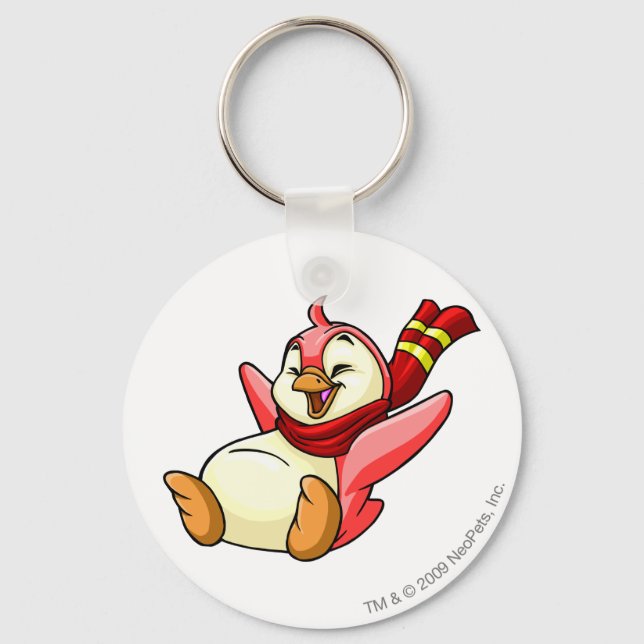 Bruce Red Key Ring (Front)