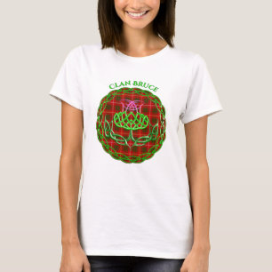 Bruce Scottish Tartan Celtic Thistle T-Shirt
