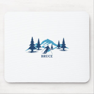 Bruce Ski Resort Skiing Skier _1 Mouse Pad