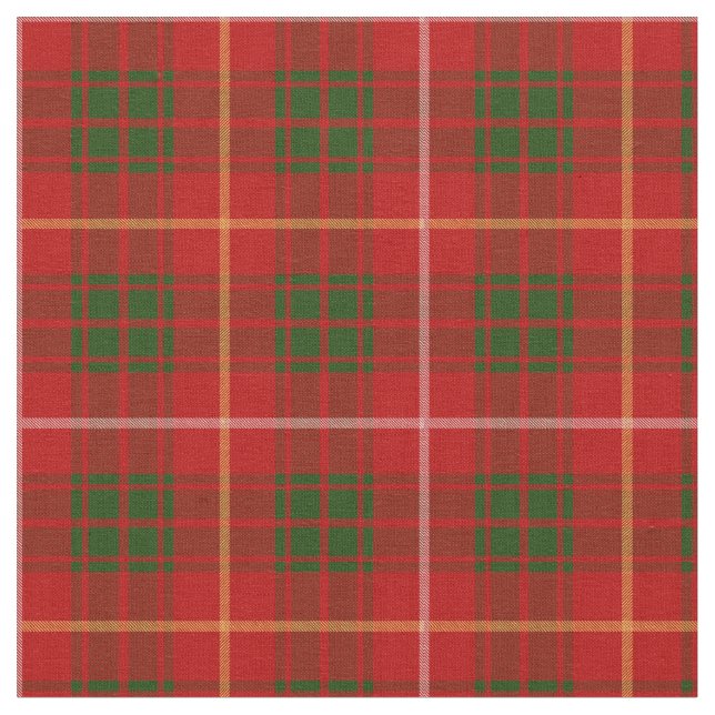 Bruce Tartan Print Fabric (Close Up)
