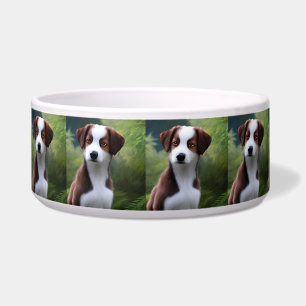 Bruce The Border Collie Puppy, Ceramic Pet Bowl