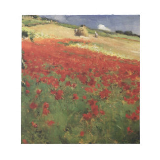 BRUCE, William Blair poppies poppy red flowers vin Notepad