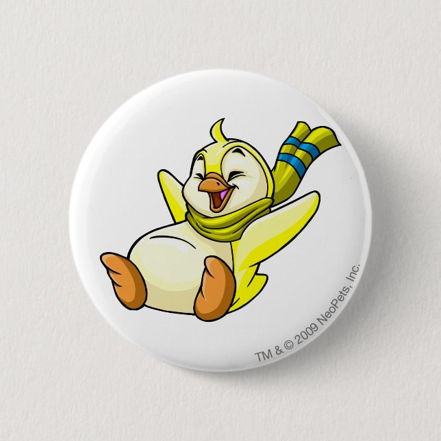 Bruce Yellow 6 Cm Round Badge (Front)