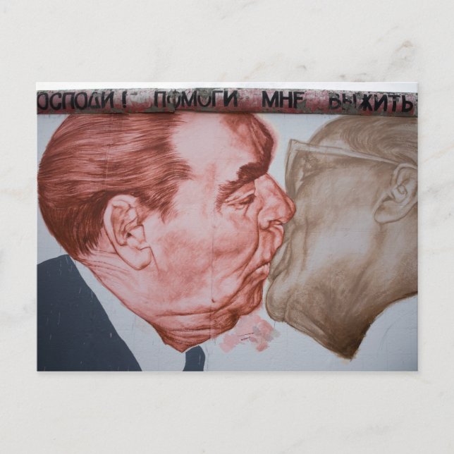 Bruderkuss Postcard (Front)