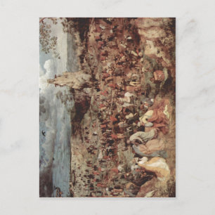 Bruegel d. ?., Pieter Aufstieg zum Kalvarienberg P Postcard