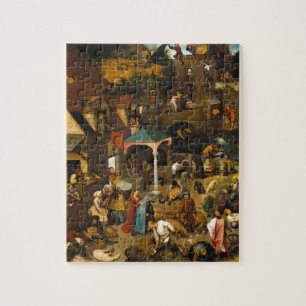 Bruegel Netherlandish Proverbs Jigsaw Puzzle