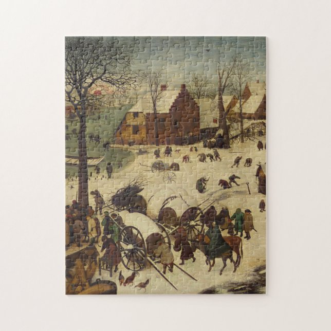 Bruegel The Elder - The Numbering At Bethlehem Jigsaw Puzzle (Vertical)