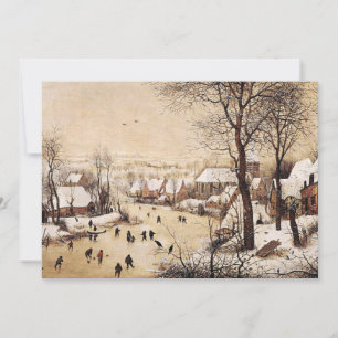 Bruegel the Elder - Winter Landscape Card
