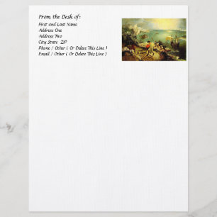 Bruegel's Landscape with the Fall of Icarus - 1558 Customized Letterhead