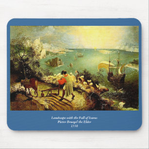 Bruegel's Landscape with the Fall of Icarus - 1558 Mouse Pad