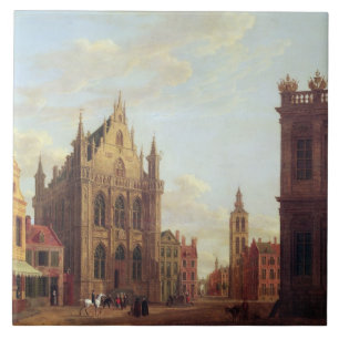 Bruges, 1824 (oil on panel) tile