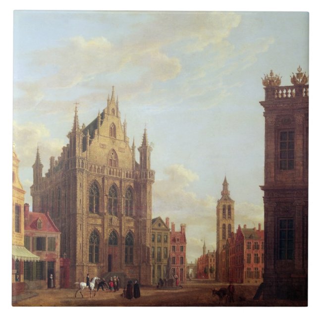 Bruges, 1824 (oil on panel) tile (Front)
