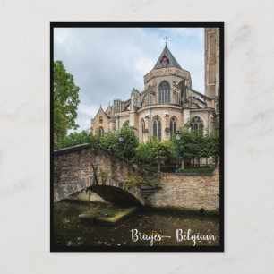 Bruges, Belgium. Brujas, Bélgica Postcard