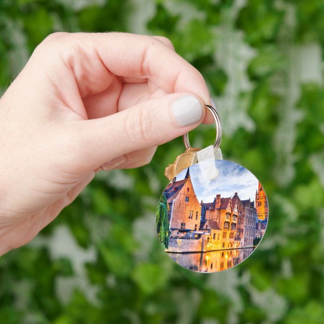 Bruges Belgium Key Ring (Hand)