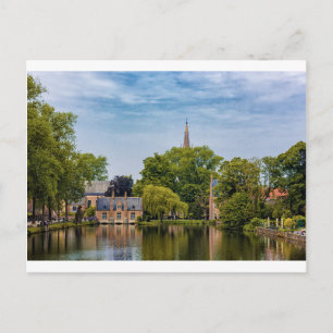 bruges, belgium postcard