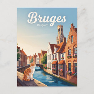 Bruges Belgium Postcard