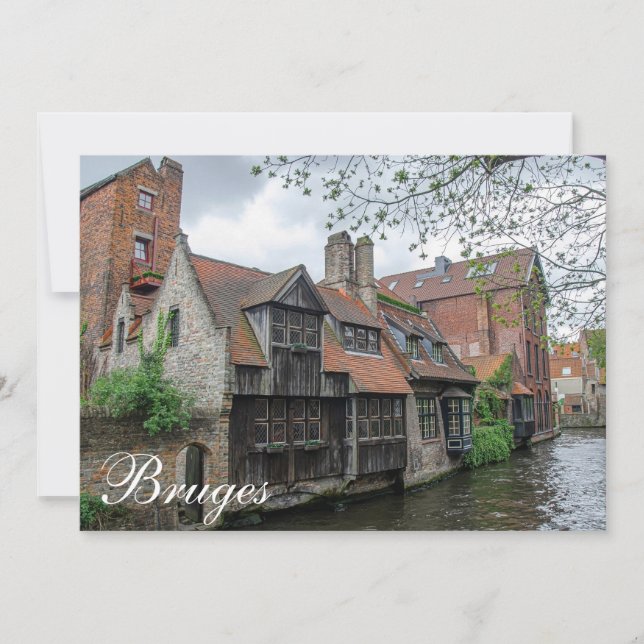 Bruges old town in Belgium (Front)