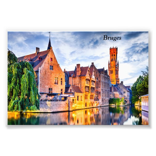 Bruges Photo Print (Front)