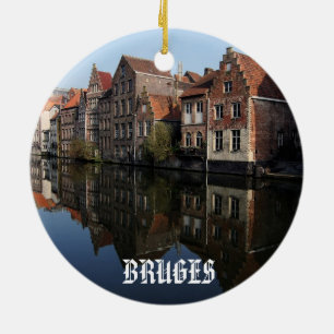 Bruges Scenic Circle Ornament