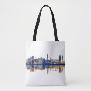 Bruges Skyline Tote Bag
