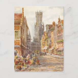 Bruges, the Carrillion Tower Postcard