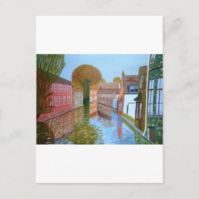Brugge canal postcard (Front)