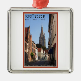 Brugge Metal Tree Decoration