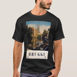 Brugge Retro Poster T-Shirt