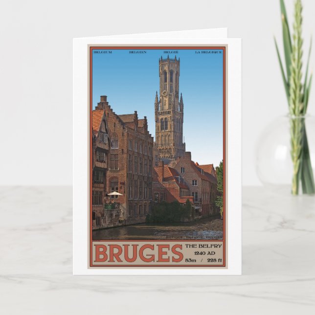 Brugge - The Belfry Card (Front)
