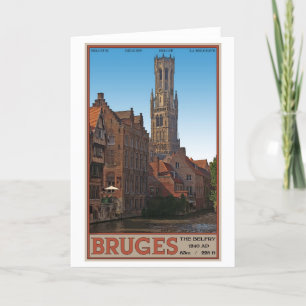 Brugge - The Belfry Card