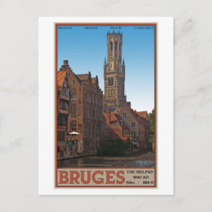 Brugge - The Belfry Postcard