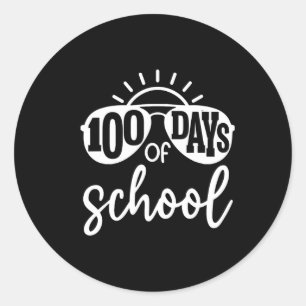 Bruh 100 Days Of School 100th Day Of School Sungle Classic Round Sticker