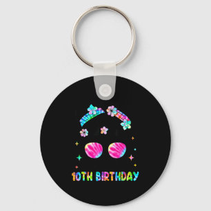 Bruh 10th birthday 10 year old 10th birthday girl key ring